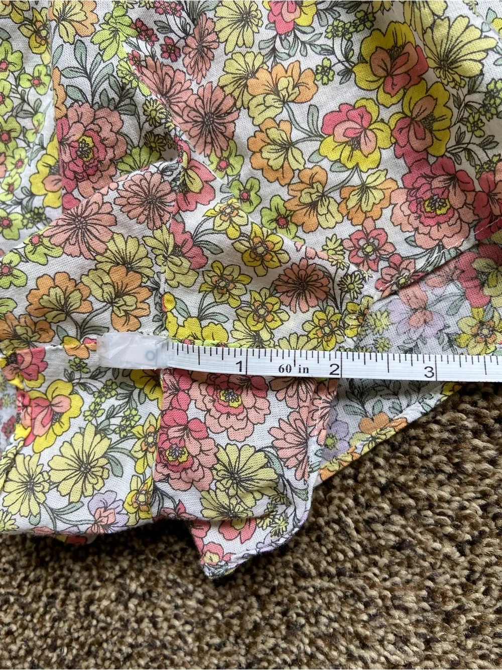 For Love & Lemons Esme Cotton High rise Floral Shorts Women's Size XS